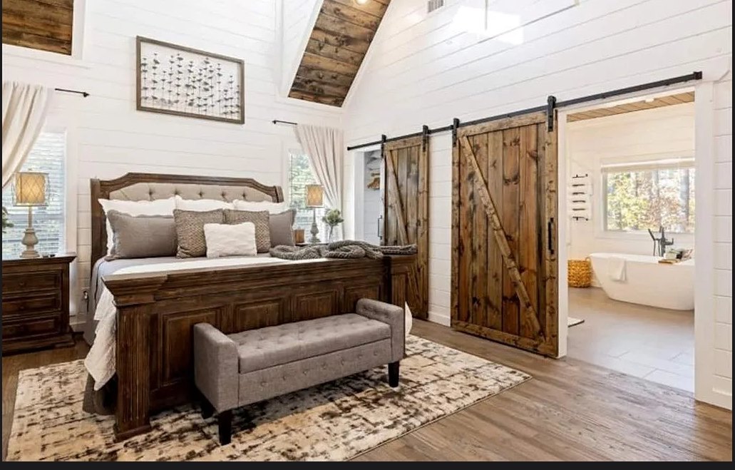 Bedroom and bath entry